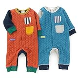 mother goose(マザーグース) カバーオール (70～80cm) キムラタンの子供服 (11522-164) ブルー 80