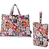 キッス゛ハ゛ック゛ レッスントート＆シュース゛ハ゛ックセット（フラワー）ブラウン レッスン バッグ 女の子 トートバッグ 通園バッグ 幼稚園 バッグ セット 上履き入れ シューズ入れ