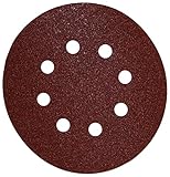 DEWALT DW4309 5-Inch 8 Hole 80 Grit Hook and LoopRandom Orbit Sandpaper (25-Pack) [並行輸入品]
