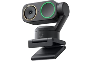 Insta360 Link 2 Pro – 4K PTZ Webcam for PC/Mac, 1/1.3” Sensor, Low-Light, AI Tracking, HDR, Directional Noise-Canceling Mics, Supports Stream Deck, Zoom, Teams, Twitch for Streaming or Meetings