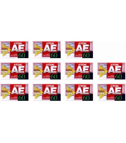 Amazon.co.jp: TDK 11本セット カセットテープ AE-120X11F 120分