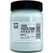 Amazon.co.jp: サクラクレパス 絵の具 ポスターカラー 30ml 12色