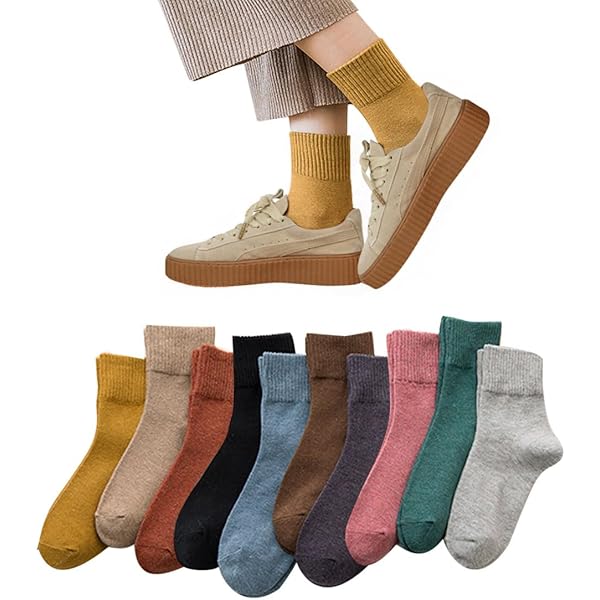 カラーブロックコットンソックス9足セット カラーブロックコットンソックス9足セット カラーブロック