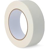 Amazonベーシック 塗装用マスキングテープ 36mm×55m 幅広 白 多用途 1個入り ホワイト