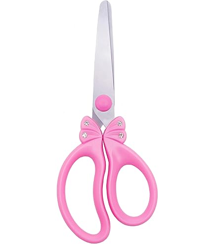 Forbici Per Bambini CANARY MIM2 Rosa – Sicure, Punte Arrotondate, Lama In Acciaio Inox Giapponese (15,2 Cm) - 2