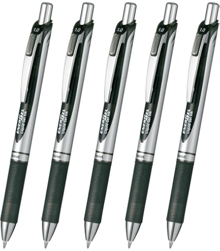 Amazon | ぺんてる ボールペン ゲルインキ エナージェル ノック式 1.0