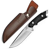 MOSSY OAK シースナイフ フルタング構造 G10ハンドル グリップポイント 缶開け 【ケース付き】