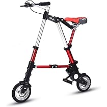 LILLIPUT mini 折りたたみ自転車 赤 街乗り用】赤色のスタイリッシュでコンパクトな自転車のおすすめ