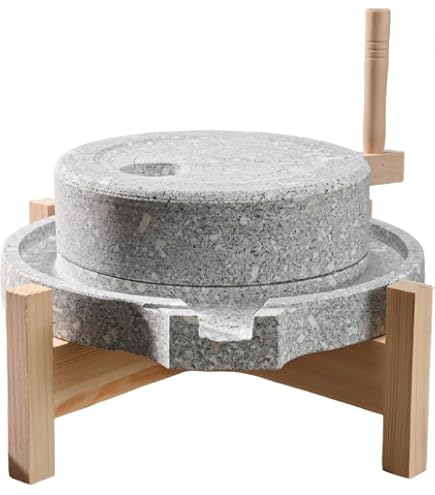 Amazon.co.jp: Bxzzuis 石臼 家庭用製粉機 手挽き穀物粉 おしゃれな