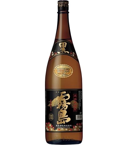 Amazon.co.jp: 25度 黒霧島 1800ml 瓶 ×6本 (1.8L 黒霧 くろきり