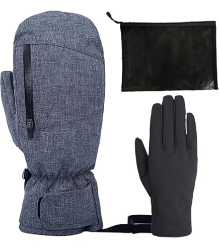 Amazon | [AURANT] スキースノーボードグローブ【防寒/薄手2タイプ】本