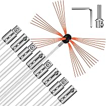 Amazon.co.jp: 煙突掃除人クリーニングブラシツールキットと8本