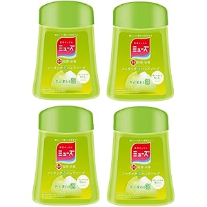 【医薬部外品】ミューズ ノータッチ 泡 ハンドソープ 詰め替え 香りが残らない 台所 キッチン用 (250ml×4個セッ…