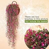 Zehuiウェディング装飾人工Flower Vine Hangingガーランド植物フェイクWeeping Willow壁ホームガーデン装飾花柄 mhy-0817-Zjj598