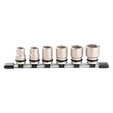 トネ(TONE) インパクト用ソケットセット(ホルダー付) HNV406S 差込角12.7mm(1/2") 内容6点