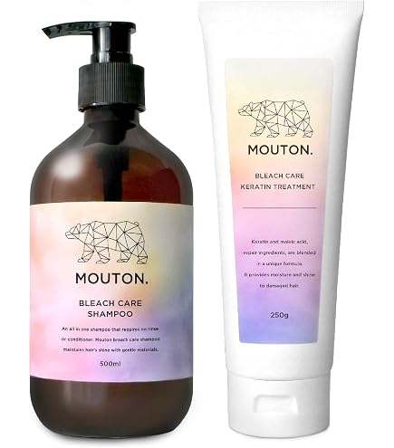 Amazon | MOUTON ブリーチケア特化シャンプー 髪質補修ケア 500mL