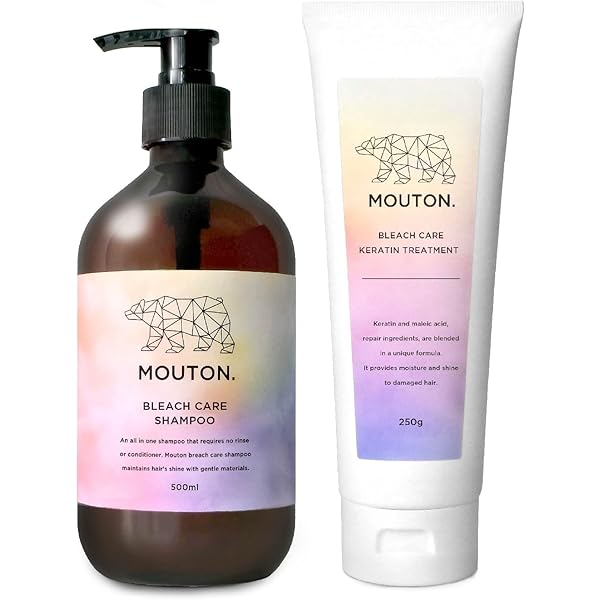 Amazon | MOUTON ブリーチケア特化シャンプー 髪質補修ケア 500mL