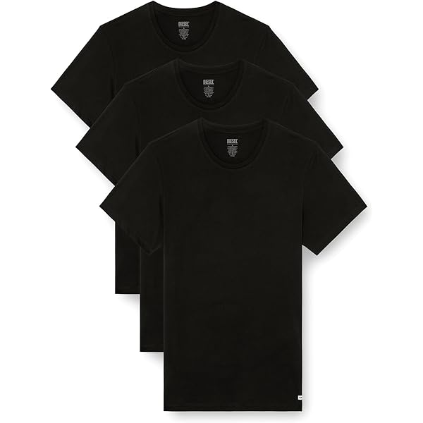 Amazon | (ディーゼル) メンズ Tシャツ 3パック ワンポイント