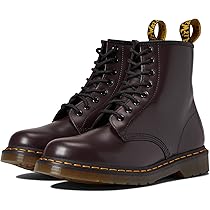 Dr. Martens バーガンディ ハイカットブーツ　ドクターマーチン 見上愛が選ぶドクターマーチン。【Dr. Martens×Person Vol.02
