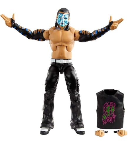 WWE Jeff Hardy Elite Collection Action Figure : Amazon.sg: Toys