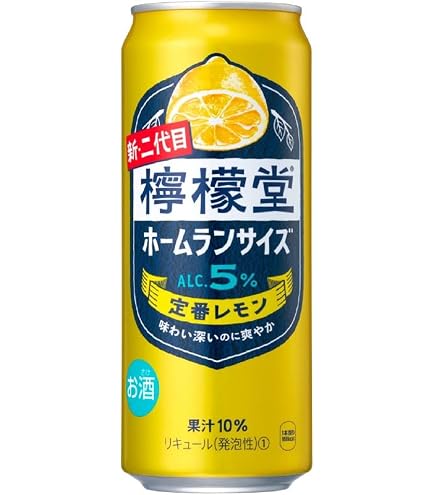 檸檬堂ホームランサイズ★定番レモン★2ケース（48本）★賞味期限2026.03 Amazon.co.jp: 檸檬堂 定番レモン 500ml×2ケース/48本 ホームラン