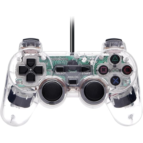 Amazon.co.jp: JINHOABF PS2 有線コントローラー 2個パック ダブル
