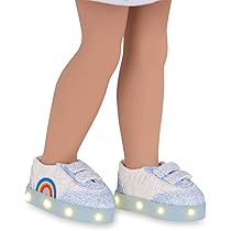 light up rainbow shoes