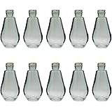 日本製　ハーバリウム　電球型ガラス瓶　218cc　10本セット