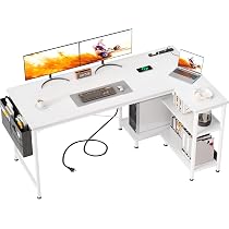 Amazon | AODK ゲーミングデスク コンセント付き パソコンデスク 袋