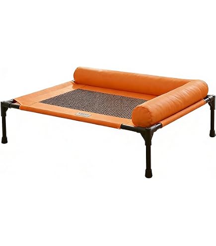 Amazon | YXXTEAH 犬用ベッド、ペットベッド、防湿通気性メッシュ、脚
