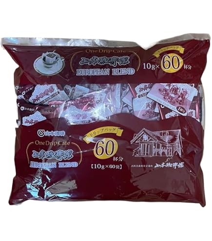 Amazon.co.jp: 山本珈琲 パック 山本珈琲館 ヨーロピアンブレンド (10g