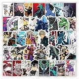 アニメステッカー 怪獣8号 ステッカー 108枚セット 防水ステッカー 高精細画像 PVC材質 自転車ステッカー 文房具ステッカー スーツケースステッカー 可愛い 写真シール おしゃれ 人気 アニメ キャラクター 雑貨 周辺 誕生日 プレゼント(55枚セット+53枚セット)