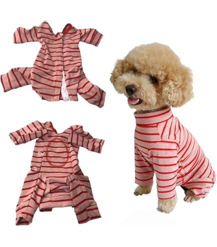 Amazon | YOASONEK 犬用 術後服 術後カバー服 保護服 ボタンタイプ 犬