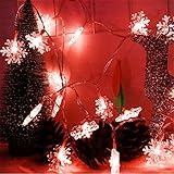 Infabe クリスマス ハロウィン LEDライト 結婚式 お誕生日バー 飾りスター 電池 イルミネーション led オーナメント 雪形の装飾LEDライト 電池式 電球 ストリングスライト
