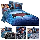 Batman v Superman Dawn of Justice Complete Bedding Comforter Set with Throw Blanket - Twin [並行輸入品]