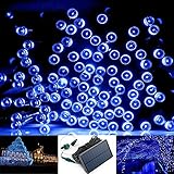 Dimmable Led String Lights, Solarmks 220 Leds Solar lights ,77 ft Ultra Long 8 Modes USB Xmas Lights