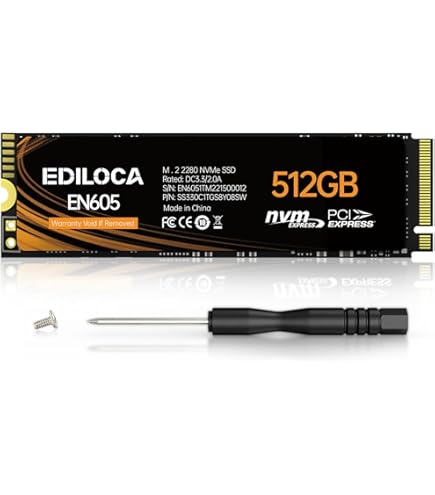EDILOCA EN605 SSD 1TB PCIe Gen3 超高速
