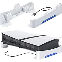 Amazon.co.jp: 新型 ps5 Slim用/ps5 pro用 横置きスタンド 4つUSB拡張