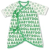 ベビードール ベビー肌着 総柄ロゴ(新生児用/コンビ肌着) 子供服 50-60cm グリーン