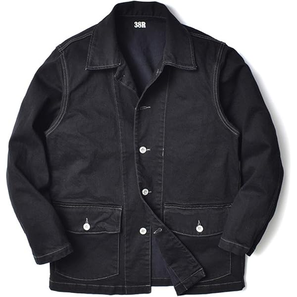 Lafayette ブラックジャケット Lサイズ Amazon.co.jp: [LFYT] WORKERS DUCK COVERALL JACKET lafayette ラファ