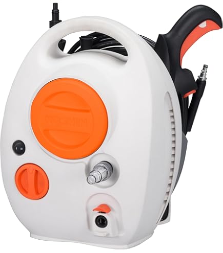 Amazon | デジタルランド 充電式高圧洗浄機 JHD-01B | 高圧洗浄機本体