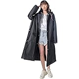 Amazon Facecozy 魔法のレインコート レディース メンズ レインウエア ロング 自転車 バイク リュック対応 通勤通学 ポンチョ カッパ 雨具 厚手 超軽量 防水 防災 ワークマン ゴルフ 二重つば クリアバイザー おしゃれ レインコート ポンチョ 通販