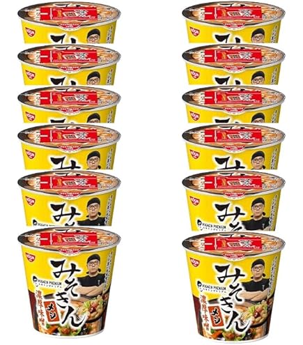 Amazon.co.jp: 【12個セット】新みそきん カップラーメン まとめ買い