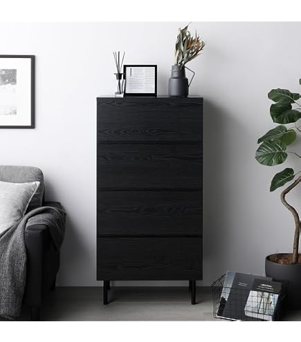 Amazon｜IKEA/イケア MALM/マルム：チェスト引き出し×4+2 ブラック