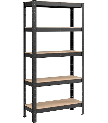 Amazon｜ラック スチールラック メタルラック 幅87.5cm 5段 STR-900 