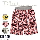 (ディラッシュ) DILASHミニ裏毛ハーフパンツ（４分丈）/夏 80 レッド