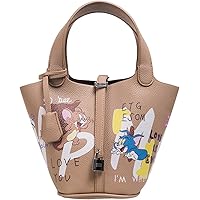 ペイントハンドバック ラインストーンVitabrillareワッペン付き星スタッズバッグ S