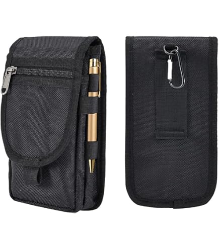 Amazon.co.jp: DFsucces 携帯電話ポーチ 腰に挟む式 スマホケース 縦型