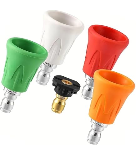 Amazon.co.jp: LEONTOOL 25度 40度 高圧洗浄ノズル 2個 ゴム製