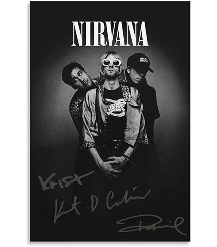 Amazon.co.jp: ヴィンテージ音楽ポスターカートコバーンニルヴァーナ